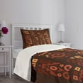 thumbnail image 5 of Ambesonne Earth Tones Quilted Bedspread Set 2 Pcs, Art Accents, Twin Size, Multicolor, 5 of 6