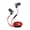 Red, variant on Super High Clarity 3.5mm Stereo Earbuds/ Headphone for BLU Grand M2 (2018), Advance L4, Studio G4, C5, C4 (Red) - w/ Mic & Volume Control + MND Stylus
