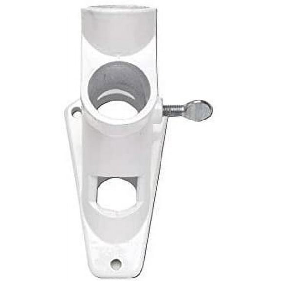Valley Forge Flagpole Bracket 60752 - Cast Aluminum, Rust Resistant - 1" White