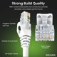 thumbnail image 2 of Cable Ethernet GEARit Cat6 de 0,15 m, paquete de 100, blanco, 2 of 7