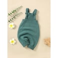 thumbnail image 4 of Bagilaanoe Newborn Baby Girl Boys Sweater Jumpsuit Knit Long Sleeve Bodysuit 3M 6M 9M 12M 18M Infant Ribbed One Piece Romper, 4 of 9