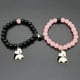 thumbnail image 1 of Pulseras magnéticas de corazón con cuentas naturales para hombres y mujeres, pulsera elástica de joyería, 1 of 1