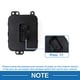 thumbnail image 4 of Interruptor de ventana eléctrica del lado del conductor delantero izquierdo Unique Bargains para Jeep Liberty 05-07 No.56054002AA, 4 of 7