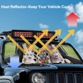 thumbnail image 5 of Binienty Cute Bunny Car Windshield Sun Shade for Jeep Gladiator JT 2020-2025 Easter Car Interior Decor Front Window Sun Shade UV Blocking Folding Auto Heat Protector, 5 of 7
