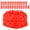 Red, variant on Plastic Safety Barrier Chain 120FT – Blue, 6MM Thick, UV Resistant, 1.5-Inch Links, 25 S-Hooks – Durable Crowd Control for Parking, Construction, Driveways, Queues – Color: Blue