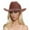 Khaki, variant on Glitter Silver Black Cowboy Hat For Women Western Sparkly Rhinestone Sun Hat Stylish Wide Brim Summer Outdoor Fashion Accessory