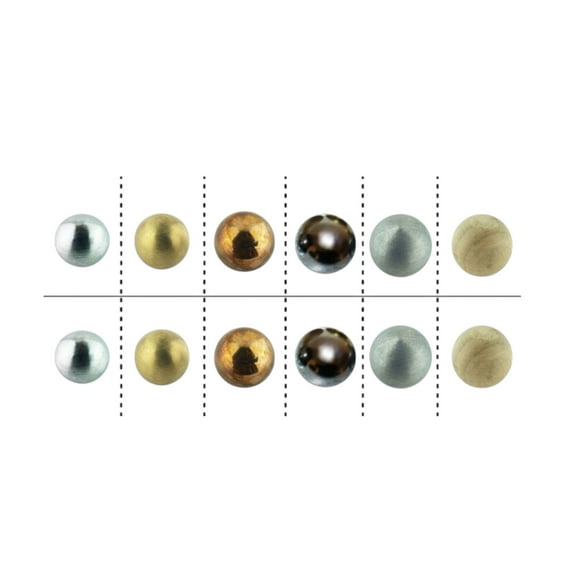 Physics Ball Set of 12 Solid Balls with a Plastic Storage Container