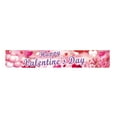 thumbnail image 3 of Costeam Valentine’s Day Banner Backdrop，Festive Hanging Decor for Party and Home Background Arrangement，Holiday Accessory, 3 of 9