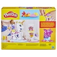 thumbnail image 7 of Play-Doh Magical Stylin' Unicorn Kids Playset, 5 Multicolor Cans, Unicorn Toys, 7 of 7