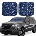thumbnail image 1 of Vsdgher Colorful Stars Print Car Windshield Sun Shade, Reflective Sunshade Window Sunshade Sun Visor Protector Fit for Cars,Trucks,SUVs-Small, 1 of 6