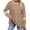Khaki, variant on Long Sleeve Shirts for Womens Fashion Color Block Casual Blouses Tops Fall Outfits 2025 New Basic Tees Pullover Trendy Comfortable Clothes