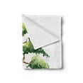 thumbnail image 2 of Garden Soft Flannel Fleece Blanket, Watercolor Style Bonsai Hand Drawn Japanese Tree Eastern Nature Inspired Image, Cozy Plush for Indoor and Outdoor Use, 50" x 60", Pale Brown Green, by Ambesonne, 2 of 5