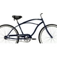 thumbnail image 3 of WonderWheels 26" Beach Cruiser Coaster Brake Single Speed Stainless Steel Spokes One Piece Crank Alloy Rims 36H - Dark Blue, 3 of 4