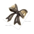 thumbnail image 2 of CRAFTHROU Poignées d'Arc pour Commode Poignée de Tiroir en Laiton Bronze Vintage pour Portes 1 Pack, 2 of 6