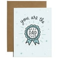 thumbnail image 1 of Brittany Paige Best Dad Sticker Greeting Card, Blue, 5.75″ x 4.63″, 1 of 1