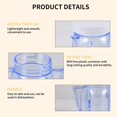 thumbnail image 2 of For  Blender Replacement Parts, 4937 Mini Osterizer Blender Jar Accessory, Cup Mini Plastic Jars with Lids (1 Pack), 2 of 7