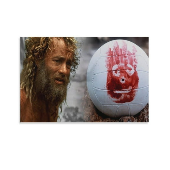 Cast Away Movie Poster (12) Canvas Wall Art Prints Poster Gifts Photo Picture Painting Posters Room Decor Home Decorative 16x24inch(40x60cm)