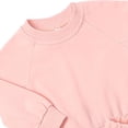 thumbnail image 5 of yboeqw Kids 2Pcs Winter Outfits Toddler Boys Long Sleeve Solid Clothing Crewneck T-Shirt and Comfy Shorts Clothes Set Pink,Size 11-12Years, 5 of 5