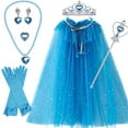 thumbnail image 1 of Txlixc Capa de princesa, collar de varita de la Corona de la chica Txlixc moda, 1 of 6