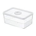 thumbnail image 2 of Limited Stock, Vsgery Refrigerator Organizer, Stackable Plastic Box, Transparent, Pantry Storage, Freezer-Friendly, Kitchen Countertop, Fresh Vegetable Storage|Plastic,Clear, 2 of 8