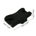 thumbnail image 2 of Unique Bargains Bed Memory Foam Pillow for Neck and Shoulder Pain Ease Home Sleeping Pillow Neck Support Satin Black, 2 of 7