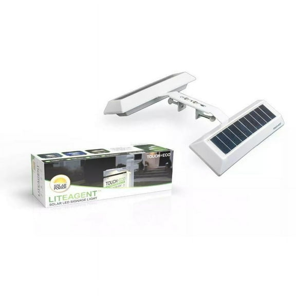 Solar Dual Sided LED Sign or Post Light - 1  2 or 4 Pack