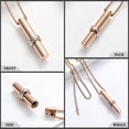 thumbnail image 4 of Personalize Cylinder Urn Pendant Keepsake Nacklace Cremation Jewelry for Ashes Holder Infinity Circle of Life Urn Pendants with Chain Memorial Jewelry - Toghther & Forever / In Loving Memory, 4 of 6