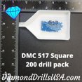 thumbnail image 3 of DMC 517 Carré 5D Perles de Peinture Diamant DMC 517 Bois Foncé Bleu, 3 of 4