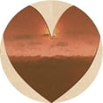 thumbnail image 1 of Ahgly Company Machine Washable Indoor Round Transitional Mahogany Brown Area Rugs, 7' Round, 1 of 7