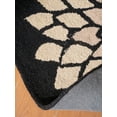thumbnail image 6 of Rugsotic Carpets Hand Tufted Wool Eco-Friendly Area Rugs - 8'x8', Round, Black, Modern Contemporary Design, High Pile Handmade Anti Skid Rugs for Living Room, Bed Room (K00664), 6 of 6