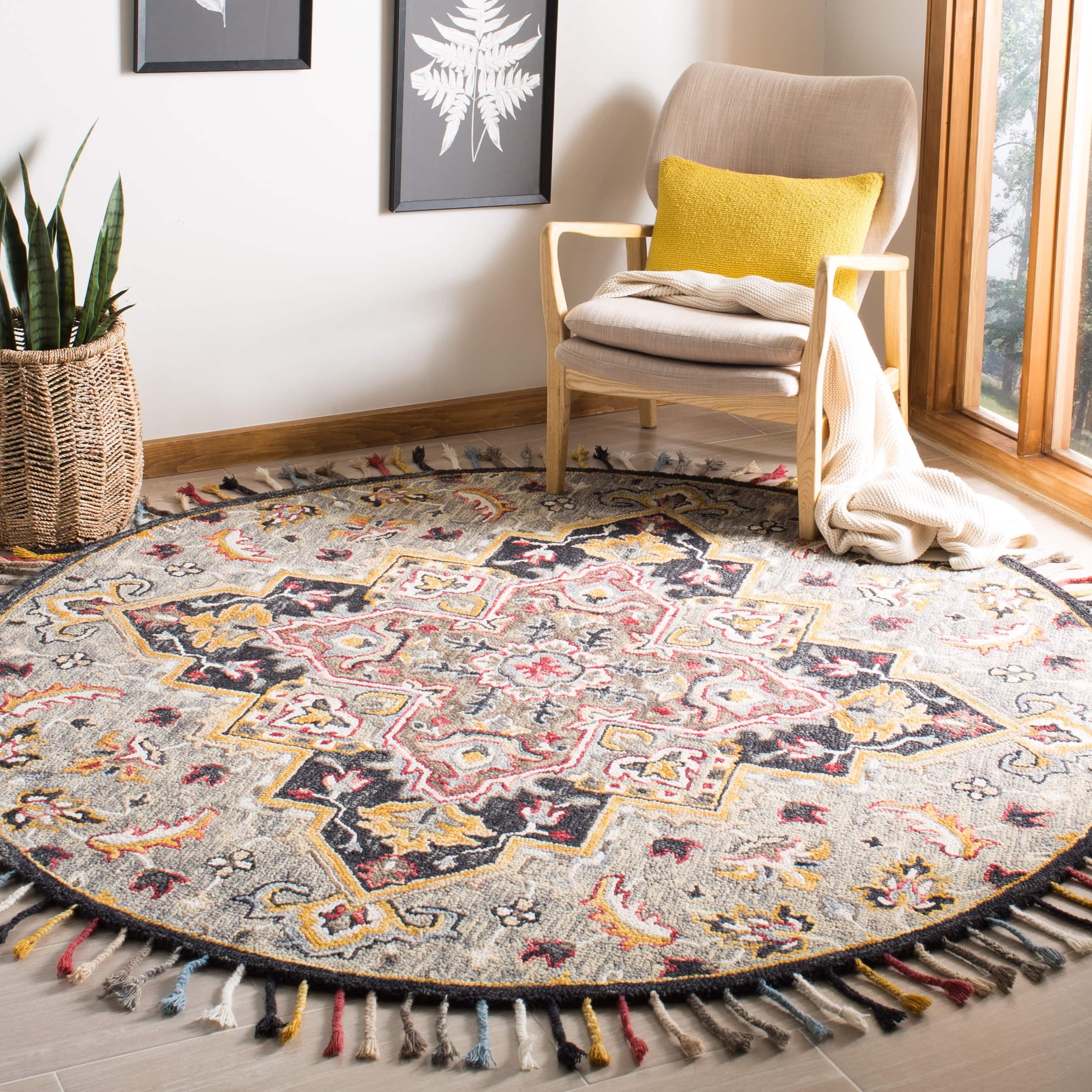 Safavieh Aspen Eilish Geometric Floral Area Rug or Runner