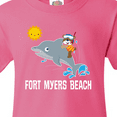 thumbnail image 4 of Inktastic Fort Myers Beach Florida Dolphin Youth T-Shirt, 4 of 5