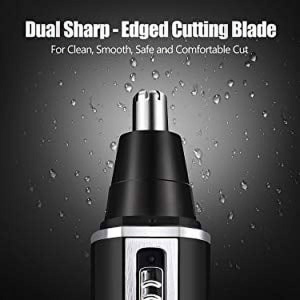 4 in 1 Nose Hair Trimmer, Rechargeable Nose Hair Ear Beard Eyebrow Trimmer Waterproof for Men and Women