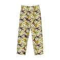 thumbnail image 4 of Xecao Lilies Flowers Men's Straight Lounge Pajama Pants: The Ultimate in Comfortable Sleepwear, 4 of 9