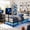 black, variant on LFGUIZO Twin Size Gaming Bed Frame with TV Mount and Charging Station, Black Metal Platform Bed with All-Around LED Lights and Underbed Storage with Vented Storage Shelf No Box Spring Needed
