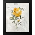 thumbnail image 2 of Robinson, Carol 15x18 Black Modern Framed Museum Art Print Titled - Canary Linen Peony, 2 of 5