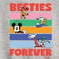 thumbnail image 3 of Disney - Pluto, Donald Duck, Mickey & Goofy - Besties Forever - Youth Crewneck Fleece Sweatshirt, 3 of 5