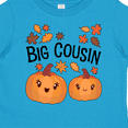 thumbnail image 4 of Inktastic Big Cousin Pumpkins with Fall Leaves Boys or Girls Toddler T-Shirt, 4 of 5