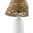 thumbnail image 2 of Livabliss Tatogga Traditional Accent Table Lamp, 22-inch, White with Brown Shade (Set of 2), 2 of 5