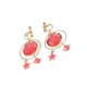 thumbnail image 2 of Qarigey Paquete de 2 aretes de cielo Clips de orejas de servicio prolongado Colores surtidos Moda exquisita Belleza misteriosa Diseño único Perno de Ropa, zapatos y accesorios Miscelánea pinza rosa, 2 of 6