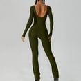 thumbnail image 5 of Wdfiry Jumpsuits for Women Suitable Jumpsuits for Yoga Jumpsuits Workout Seamless Long Sleeve Sport Jumpsuits One Piece Jumpsuits for Women, 5 of 8