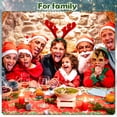 thumbnail image 4 of 10-100 piezas de tela no tejida sombreros de Papá Noel para Navidad para adultos y niños, gorros navideños, gorros, decoración para fiestas de Año Nuevo y festivales, 4 of 5