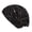 Black, variant on Slouchy Beanie Hat Headwear Women Frontal Lace Cross Bonnet Hijab Turban Hat Chemo Cap