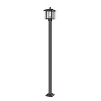 1 Light Outdoor Post Mount Lantern In Urban Style 11 Inches Wide By 111 Inches High-Oil Rubbed Bronze Finish Z-Lite 554Phbs-536P-Orb