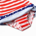 thumbnail image 6 of kpoplk Girls Swimwear One Piece Swimsuit Toddler Cute Beach Bathing Suit(Red,3-4 Y), 6 of 6