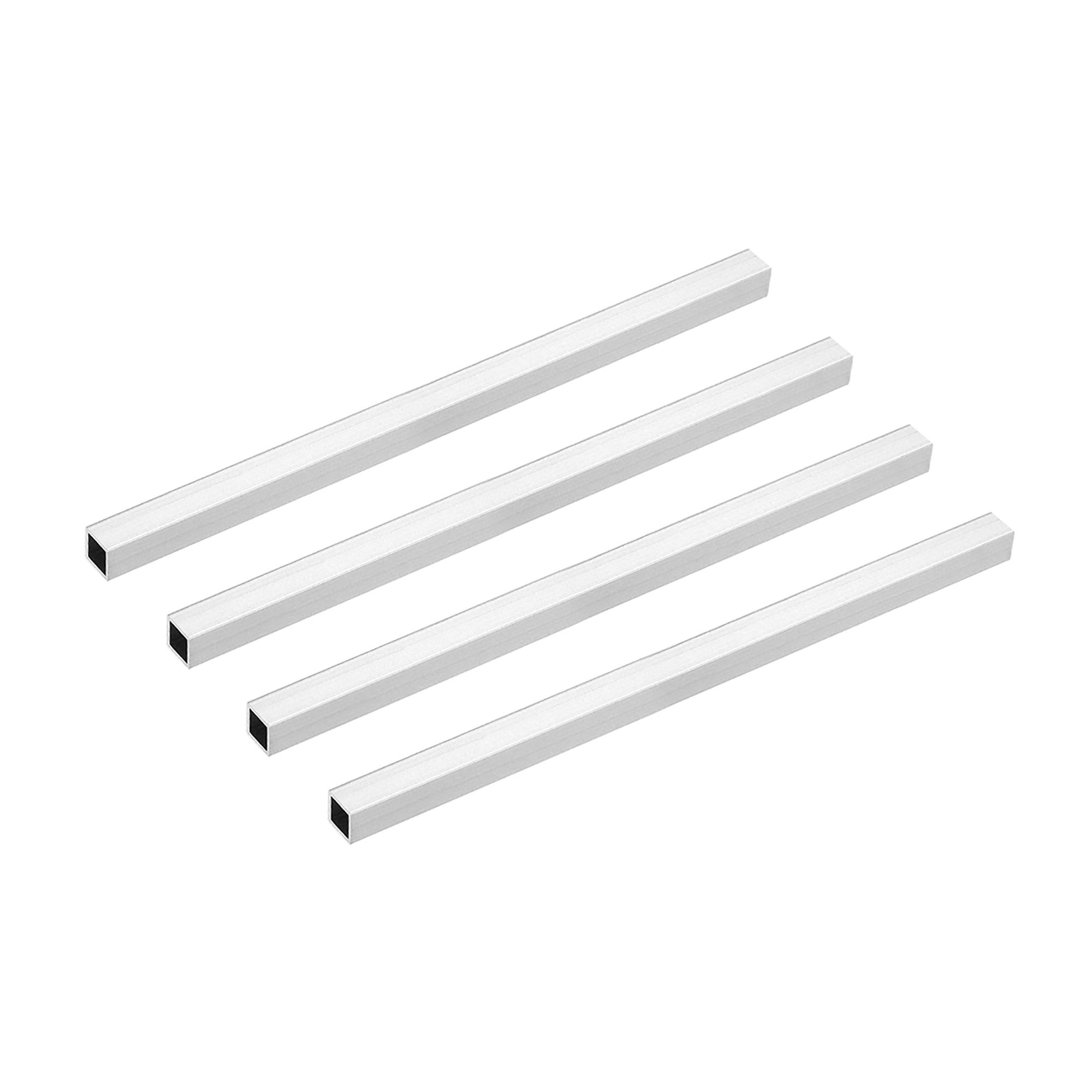 6063 Aluminum Round Tube 300mm Length 20mm OD 15mm Inner Dia Seamless Tube 2 Pcs | UK