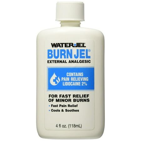 Burn Jel, For Fast Relief of Minor Burns 4 fl oz (118 ml), The leading emergency burn care treatment for minor burns By Water