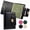 Classic Noir, variant on Wrapables A5 PU Leather Croc-Embossed Planner and Journal Clutch, Refillable 6-Ring Binder with Pen Holder for Work and Organization, Rose Pink