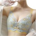 thumbnail image 2 of ATENAR Womens Bras,Wireless Bras for Women,Bras for Women,Breathable,Comfort Fit,Printed,Cotton,Blue,40c, 2 of 9