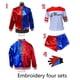 thumbnail image 5 of Kids Superhero Adult Girls Cosplay Costumes Jacket Pants Christmas Sets Kids Girls New Year Party Clothes, 5 of 8